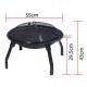 Long Service Life Restaurant Smokeless Round Barbecue Roaster kebab Stainless Steel