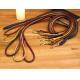 5ft Length Rolled Leather Dog Leash Lead For Small Large Dogs