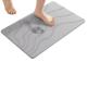 Non Anti Slip Quick Drying Diatomaceous Earth Stone Bath Mat Custom Size 60*39cm