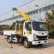 small truck mounted crane truck 4x2 cargo truck with crane