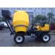 450L Mixing Capacity Diesel Self Loading Mobile Concrete Mixer  With Yanmar Engine Hydraulic Wheel System