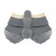 80 Pcs Chinese Traditional Style Grey Matte Finish Clay Roof Tiles Long Lasting For Dream House