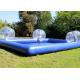Custom Outdoor Inflatable Toys Funny Blow Up Body Bumper Balls Arena With Pool For Family