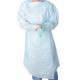 Non Reinforced Medical Protective Suit SMS Material Light Blue Anti Bacteria