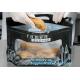 Barrier, Moisture Proof, Kraft Rotisserie Chicken Bags Hot Meal Packaging Deli Bag With Resealable Zipper Lock