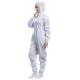 5mm Grid Anti Static Garments Polyester Cotton Clean Room Smock