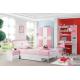 cheap good quality Pink color Girls wholesale kids bedroom furniture 107