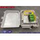 Outdoor Fiber Splitter Box 1/32 SC/APC 24 Ports 0.10dB Insertion Loss Anti UV