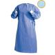 Standard Surgical gown SMS or SMMS,120cm*150cm,43g,blue,machine process,sell hot