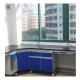 Heat Resistant Lab Work Station , W750mm Wall Mounted Laboratory Island Bench