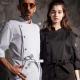 Breathable OEM Service Chef Uniform Tops For Men And Women