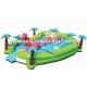 Inflatable Fair Land With Palm Tree Model For Kids Amusement Games