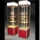 Multifunctional Delicate Store Display Case , Glass Display Cabinet With Lights
