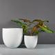Nursery Fiberglass Resin Flower Pot Set For Succulent Garden Home Decor