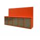 10ft Steel Workbench for Storage of Spare Tools and Parts in Heavy Duty Metal Garage