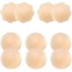 2 Pieces Unpadded Silicone Breast Petals With Travel Box