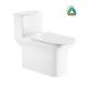 SASO One Piece Toilets , Siphonic Dual Flush Ceramic Toilet Bowl