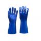 Single Dipped PVC Dotted Gloves Gauntlet Interlock Liner Stable Working