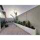 Powder Coated Finish Fiber Clay Planters Fibre Clay Flower Pots