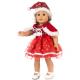 RTS Christmas Princess Dress For Doll Clothing 3pcs set Doll Clothes Dress Hat Wraps For 50cm Doll Girls