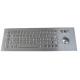 69 Keys Panel Mount Keyboard , Stainless Steel Keyboard with Trackball MTB,  OTB , LTB
