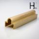 Anti Corrosion Extruded Brass Profiles 5 Meter Long Copper Window Frame profiles