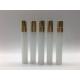 10ml 5ml 2ml Perfume Glass Vial Aluminum Gold / Silver Screw Cap With Sprayer