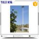 15m-45m Galvanized Q235 LED Football field high mast lighting with auto-lift system