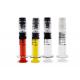 Convenient Waterproof Distillate 1cc Popper Glass Syringes