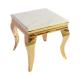 Scratch Resistance Gold Side Table Home Furniture For Living Room