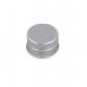 18/410 18/415 Dispensing Cap Matte Silver Aluminium Lotion Bottle Caps With PE Liners