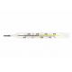 Lightweight Oral Mercury Thermometer , Medical Glass Mercury Thermometer