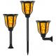 2020 Waterproof New Luxury Solar Flame Torch Lights Dancing Flame Flickering 96 LED Solar Garden Lawn Lamp for Outdoor D