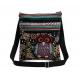 vintage fashion owl pattern shoulder bag canvas shopping zipper figured cloth bag beach bag for travel  animal printing