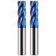 HRC65 blue nano coating 4 flutes Tungsten carbide roughing end mills metal cutting tools