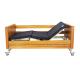 Electric Lift Paralyzed Nursing Bed Brown  Adjustable 4 Function for Hospital Furniture