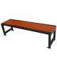 OHSAS18001 1400*400*450mm Cast Iron And Wood Garden Bench