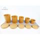Brown Takeaway Food Containers Eco Friendly With Vented Lids Leak Proof