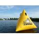 PVC Triangle Inflatable Marker Buoy / Swimming Buoy Markers For Sea