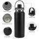 USA Style High Quality Custom Logo 304 Stainless Steel Double Wall Wide Mouth Powder Coated Vacuum Thermos With Lid 64OZ