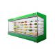 A Style Commercial Open Cold Drink Display Cooler With 4 Layers