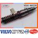 22717952 BEBE5L17101 BEBE5L17001 VOL-VO D16 10.5 MM BORE L474TBE E3.5 Diesel Fuel Injector 85020844 85020845
