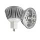 3000k Led Spot Bulbs Mr16 Aluminum 6063 Material With 45 Degree Beam Angle