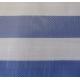 blue/white striped pe tarpaulin, 165gsm virgin material