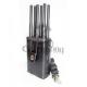 Grey Small Handheld Phone Jammer 6 Antennas Mobile Phone Jammer For Home