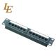 Telecommunication Rj45 12 Port Patch Panel Utp Cat 6