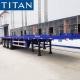 24m 3 Axle Telescopic Long Vehicle Extendable Flatbed Trailer