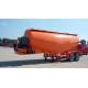 TITAN VEHICLE V shaped bulk cement powder tanker transport semi trailer with 2 axle
