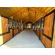 Steel Q235 / Q235B Wood Temporary Horse Stalls Farms Strong Wind Resistance
