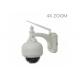 Night VisionWiFi Surveillance Camera ,  Ptz Dome Camera Outdoor White Metal Case